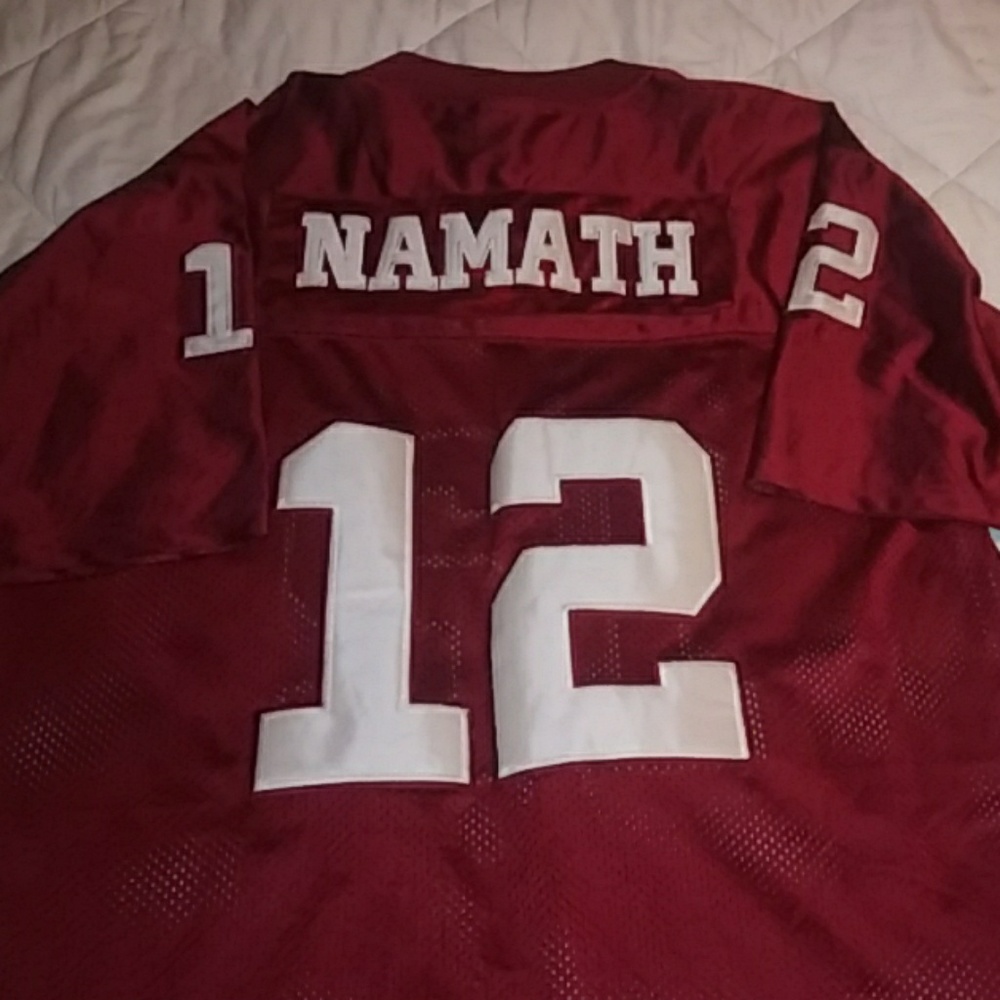 Throwback Namath Alabama Jersey